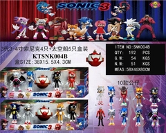 KTSNK004B HỘP MÔ HÌNH THÚ SONIC 4C+ 1C TÀU VŨ TRỤ SONIC 3 38X15.5X4.3