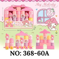 KT368-60A TÚI RÁP GIỎ XÁCH MELODY 52 MIẾNG 21X26X8