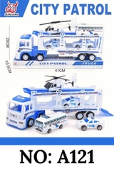 A121 HỘP KIẾNG XE TRỚN 2 TẦNG CHỞ 4C XE CS ( MÁY BAY TRỰC THĂNG, BUS, 2C XE HƠI CS) CITY PATROL A69
