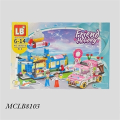 HỘP LOGO RÁP QUẦY BÁN KEM 411 PCS LB8103
