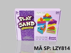 LZY814 HỘP ĐẤT SÉT CÁT MÀU NẶN BÁNH SINH NHẬT Play Sand