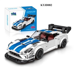 KTJD082 HỘP LOGO RÁP XE HƠI ĐUA 394 MIẾNG SUPER CAR