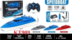 KT909 HỘP TÀU CANO ĐK CÓ SẠC SPEEDBOAT (3 MÀU) 29X8X22