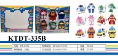 KTDT-335B HỘP RÁP ROBOCAR POLI 6C BIẾN HÌNH XE 38.5X9X31