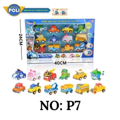 P7 HỘP XE ROBOCAR POLI TRỚN 12C (ĐỦ MẪU)