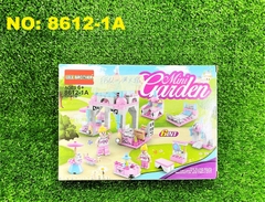 8612-1A HỘP LOGO RÁP NHÀ LÂU ĐÀI 6 IN 1 131 MIẾNG MINI GARDEN (LELE BROTHER) FRIEND