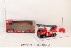 SH091-513 HỘP XE CT CỨU HỎA THANG ĐK 7 Đ.TÁC, KHÔNG SẠC TL 124 FIRE TRUCK SH091-513-514-515-513B-514B-515B