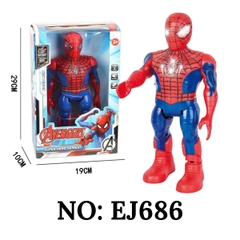 EJ686 HỘP ROBO SN PIN 1C NGƯỜI NHỆN AVENGGRS