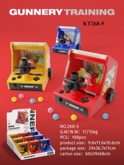 KT268-5 HỘP TRÒ CHƠI MÁY BẮN BI PINBALL 9C ĐỦ MÀU (COS LỐC 9C TÍNH CÁI) GUNNERY TRAINING 29X36.7X11