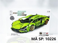 10226 HỘP LOGO RÁP XE HƠI LAMBORGHINI 1468 MIẾNG TL 1:14 (XANH LÁ) Speed & Furious