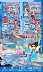 A6619-99 VĨ TRANG ĐIỂM + XE NGỰA+ TÚI XÁCH+ GƯƠNG+ LƯỢC+ MẮT KIẾNG++ TRƯỢNG SAO+ 1C BABY (BÉ)