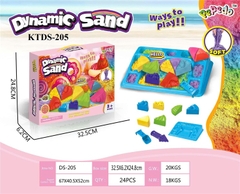 KTDS-205 HỘP ĐẤT SÉT CÁT NẶN BÁNH+ KHUÔN+ KHÂY DYNAMIC SAND 32.5X6.2X24.8