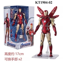 KT1911-02 HỘP MÔ HÌNH ROBO SN IRON MAN INFINITY 18CM