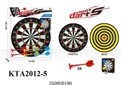 KTA2012-5 TÚI BẢNG PHI TIÊU+ 6 HÍT 12 INCH SHOOT DART (PVC)