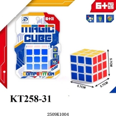 KTA258-31 VĨ RUBIC 3 HÀNG 3X3X3 MAGIC CUBE 5.7X5.7X5.7