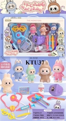 KTU37 HỘP BÁC SĨ TAI NGHE+ MẮT KIẾNG+ỐNG TIÊM+ DAO+ KHÂY+ 3C LABUBU THE MONSTERS 44.5X5.5X29
