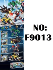 F9013 HỘP LOGO RÁP XE BIẾN HÌNH ROBO SIÊU ANH HÙNG 8C 211 ĐẾN 214 MIẾNG (LỐC 8C TÍNH LỐC) ALLIANEE