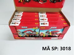 3018 HỘP LOGO RÁP XE, MÁY BAY, TÀU CỨU HỎA HỘP 8C 8 IN 1