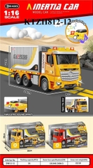 KTZH812-12 HỘP XE CT TẢI CONTAINER PIN NHẠC ĐÈN TL 116 INERTIA CAR (KHÔNG MẶT KIẾNG) 32X12.5X20