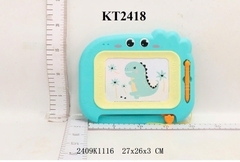 KT2418 TÚI BẢNG XÓA KHỦNG LONG+ VIẾT (OPP) 27X26X3