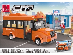 55006A HỘP LOGO RÁP XE BUS SCHOOL BUS 377 MIẾNG JIE STAR
