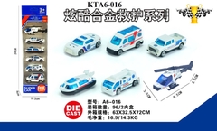 KTA6-016 VĨ HỘP XE CS SẮT TRỚN 6C ĐỦ MẪU (HƠI CS, TÀU, MÁY BAY TRỰC THĂNG, BÁN TẢI, CỨU THƯƠNG) TL 164 SUPER CAR 9.5X4X34