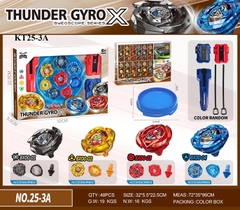 KT25-3A HỘP SÁN ĐẤU CON QUAT SẮT 4C+ TAY CẦM+ DÂY KÉO THUNDER GYRO X 32X5.5X22.5