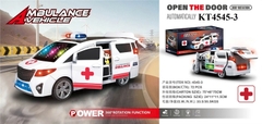 4545-3 HỘP XE CỨU THƯƠNG MỞ CỬA, CỐP PIN NHẠC ĐÈN AMBULANCE VEHICLE