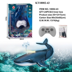 KT18002-43 HỘP THÚ CÁ VOI ĐK ĐÈN CÓ SẠC+ VÍT SWIM ANIMAL SERIES 20X11X15 18001-41-42-43-44-45-46, 18002-41-42-43-44-45-46, 18003-41-42-43-44-45-46, 18004-41-42-43-44-45-46, 18006-41-42-43-44-45-46