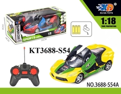 3688-S54  HỘP XE HƠI FERRARI MỞ CỬA ĐK 7 Đ.TÁC, KHÔNG SẠC TL 118 SPORTS CAR (2 MÀU) 3688-S52A, 3688-S53A, 3688-S54A, 3688-S53A, 3688-S56A, 3688-S57A