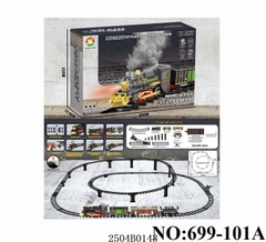 699-101A HỘP ĐƯỜNG RAY XE LỬA PIN PHUN KHÓI TRAIN RETRO
