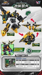 KT807205 HỘP RÁP ROBO BIẾN HÌNH ĐẦU THÚ KHỦNG LONG MINIFORCE 30X8.5X23 (VÀNG ĐEN)