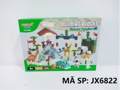 JX6822 HỘP LOGO RÁP SỞ THÚ 350 MIẾNG Building Blocks