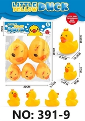 391-9 TÚI CHÍT VỊT NƠ VÀNG 5C (2C LỚN+ 3C NHỎ) DUCK (PVC)