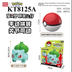 KT8125A HỘP MÔ HÌNH RÁP QUẢ CẦU POKEMON BIẾN HÌNH Fushigidane 15X5X13