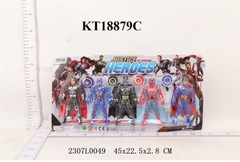 KT18879C  VĨ SN 5T HERO + KHIÊN (THOR, CAPTAIN. BATMAN, NHỆN, SUPER MAN) 45X22.5X2.8