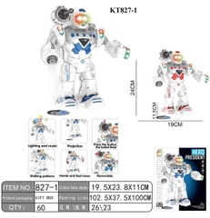 KT827-1 HỘP ROBO PIN NHẠC ĐÈN BẮN HÍT HERO PRESIDENT 19.5X23.8X11 (LĐ)