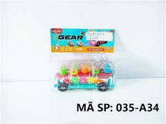 _035-A34 TÚI XE BUS TRONG PIN NHẠC ĐÈN, BÁNH RĂNG (PVC) Gear 035-A30, 035-A31, 035-A32, 035-A33, 035-A35, 035-A36, 035-A37, 035-A38