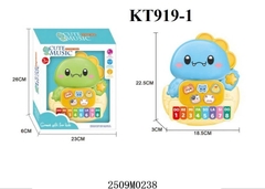 KT919-1 HỘP ĐÀN ORGAN KHỦNG LONG PIN 8 PHÍM CUTE MUSIC (ĐÀN THÚ) 2 MÀU 23X6X26