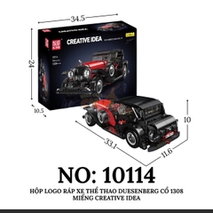 KT10114 HỘP LOGO RÁP XE THỂ THAO DUESENBERG CỔ 1308 MIẾNG CREATIVE IDEA
