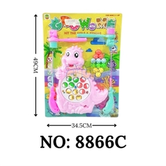 8866C VĨ CÂU CÁ PIN KHỦNG LONG 12C + ĐẬP CHUỘT + 2C BÚA ĐẬP Grow With Me