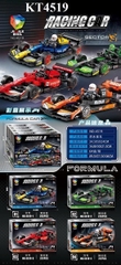 KT4519 HỘP LOGO RÁP XE ĐUA F1 CÓ NGƯỜI 4C 203 ĐẾN 271 MIẾNG (LỐC 4C TÍNH LỐC) FORMULA 34.8X21.3X24