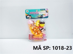 1018-23 TÚI BẾP DÍNH BÁNH PIZZA, BÁNH MÌ, KHOAI TÂY CHIÊN, 1C BÉ CHIBI (PVC) Kitchen Delicious