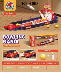 KTA003  HỘP TRÒ CHƠI BẮN BANH  BOWLING BOWLING MANIA 55X5X20