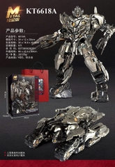 KT6618A（H58A) TÚI XÁCH HỘP RÁP ROBO BIẾN HÌNH XE TĂNG SẮT METAL LEGENDARY LEADER 30X18.6X40.8
