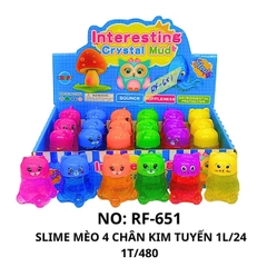LTKCRF-651 SLIME MÈO 4 CHÂN KIM TUYẾN 1L/24 1T/480