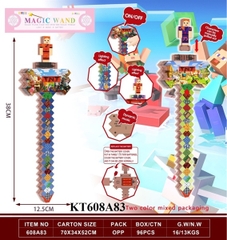 KT608A83 TÚI CÂY K_ PIN Minecraft CHỚP MAGIC WAND (OPP) 12.5X38