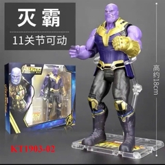 KT1903-02 HỘP MÔ HÌNH ROBO SN THANOS KHỚP AVENGERS 18CM (11 KHỚP)