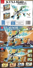 KTXJ-824D HỘP LOGO RÁP NINJA RỒNG CÁNH 322 MIẾNG NINJA 43X6.3X33