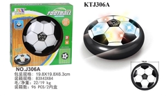 KTJ306A HỘP BANH ĐÁ XOAY PIN ĐÈN LED 14CM FOOTBALL 19.8X19.8X6.3